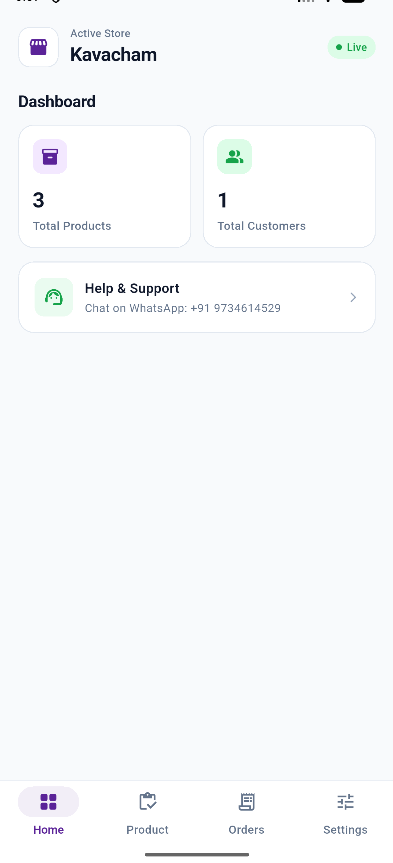 Biltrex Commerce Store Dashboard